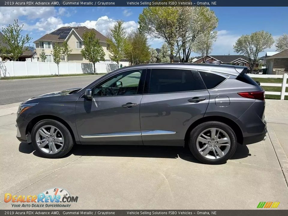 2019 Acura RDX Advance AWD Gunmetal Metallic / Graystone Photo #3