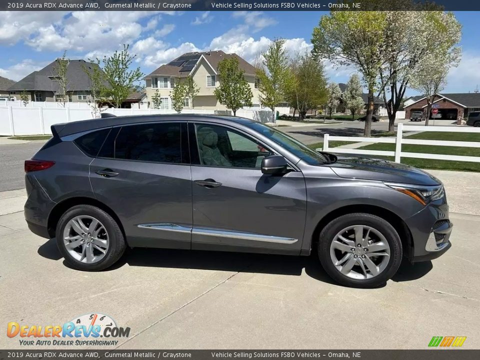 2019 Acura RDX Advance AWD Gunmetal Metallic / Graystone Photo #4