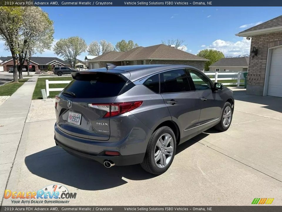 2019 Acura RDX Advance AWD Gunmetal Metallic / Graystone Photo #5