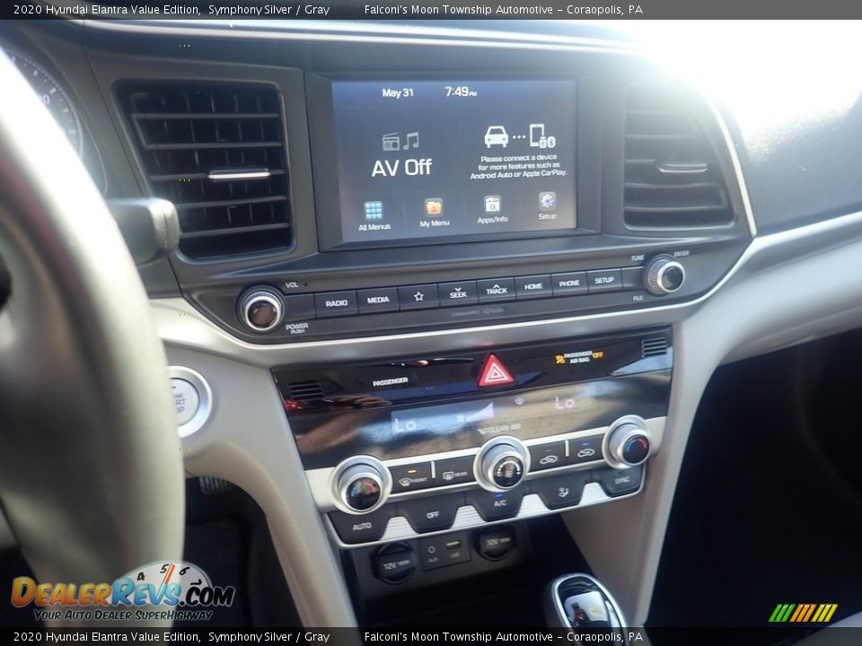 2020 Hyundai Elantra Value Edition Symphony Silver / Gray Photo #26