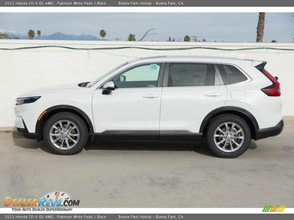Platinum White Pearl 2023 Honda CR-V EX AWD Photo #6
