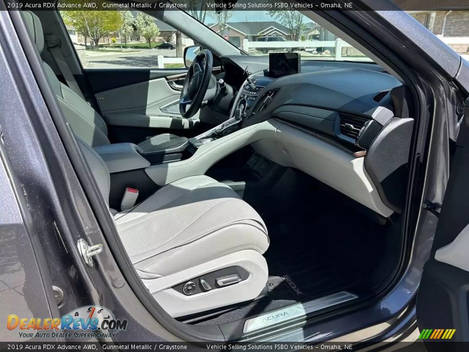 2019 Acura RDX Advance AWD Gunmetal Metallic / Graystone Photo #8