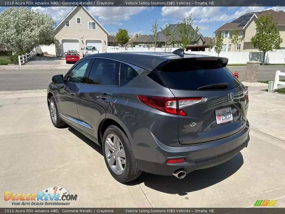 2019 Acura RDX Advance AWD Gunmetal Metallic / Graystone Photo #14