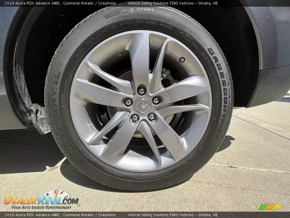 2019 Acura RDX Advance AWD Gunmetal Metallic / Graystone Photo #18