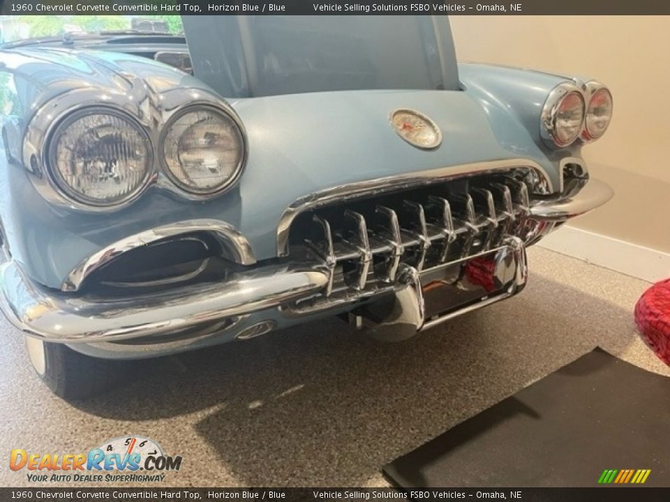 1960 Chevrolet Corvette Convertible Hard Top Horizon Blue / Blue Photo #6