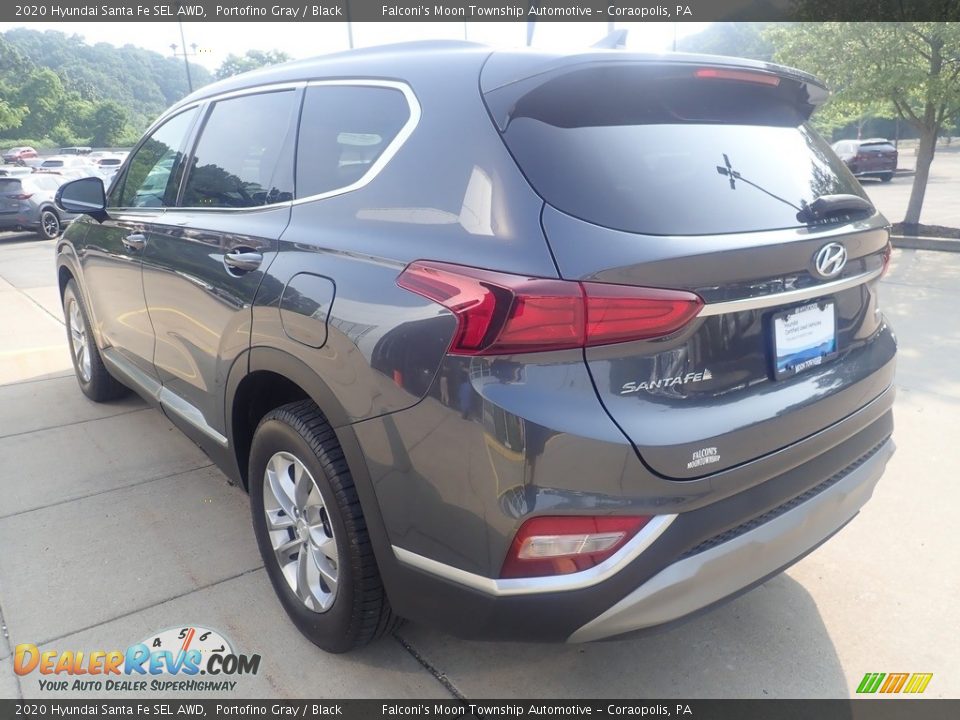 2020 Hyundai Santa Fe SEL AWD Portofino Gray / Black Photo #5