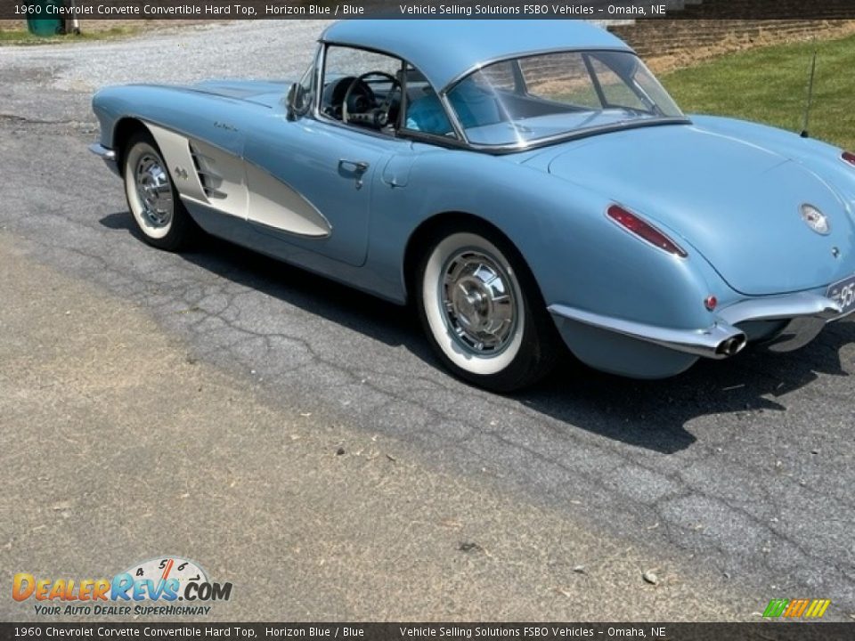 1960 Chevrolet Corvette Convertible Hard Top Horizon Blue / Blue Photo #9