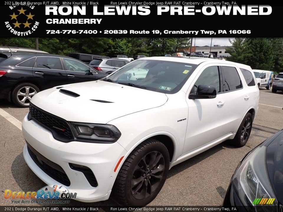 2021 Dodge Durango R/T AWD White Knuckle / Black Photo #1