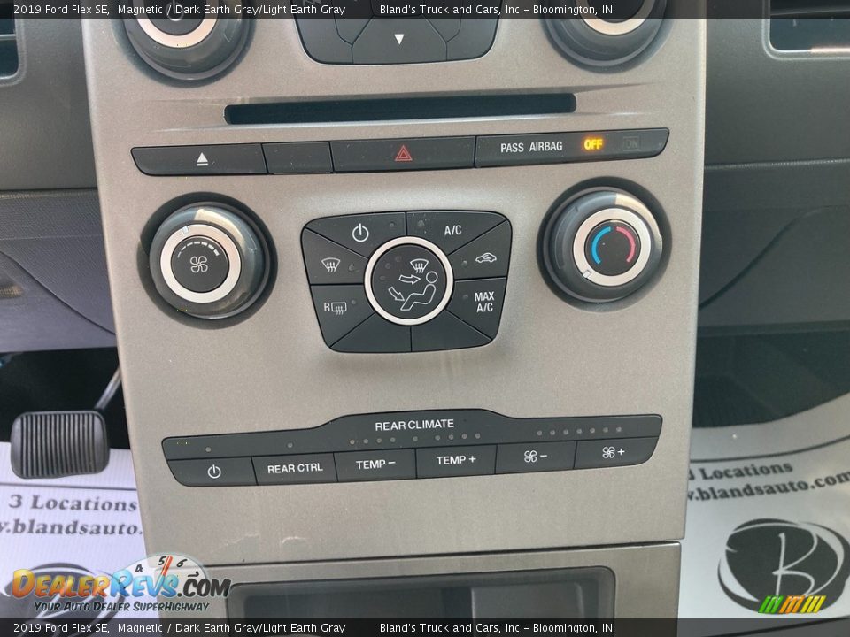 2019 Ford Flex SE Magnetic / Dark Earth Gray/Light Earth Gray Photo #34