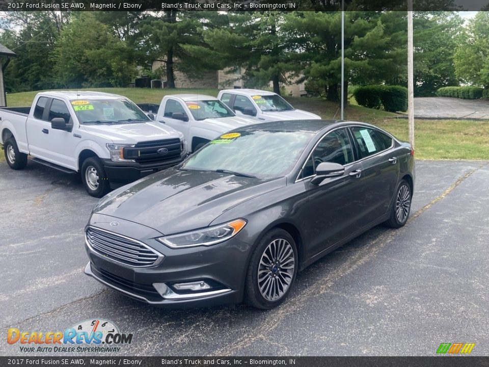 2017 Ford Fusion SE AWD Magnetic / Ebony Photo #2