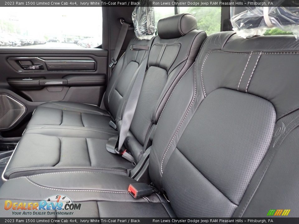 Rear Seat of 2023 Ram 1500 Limited Crew Cab 4x4 Photo #12
