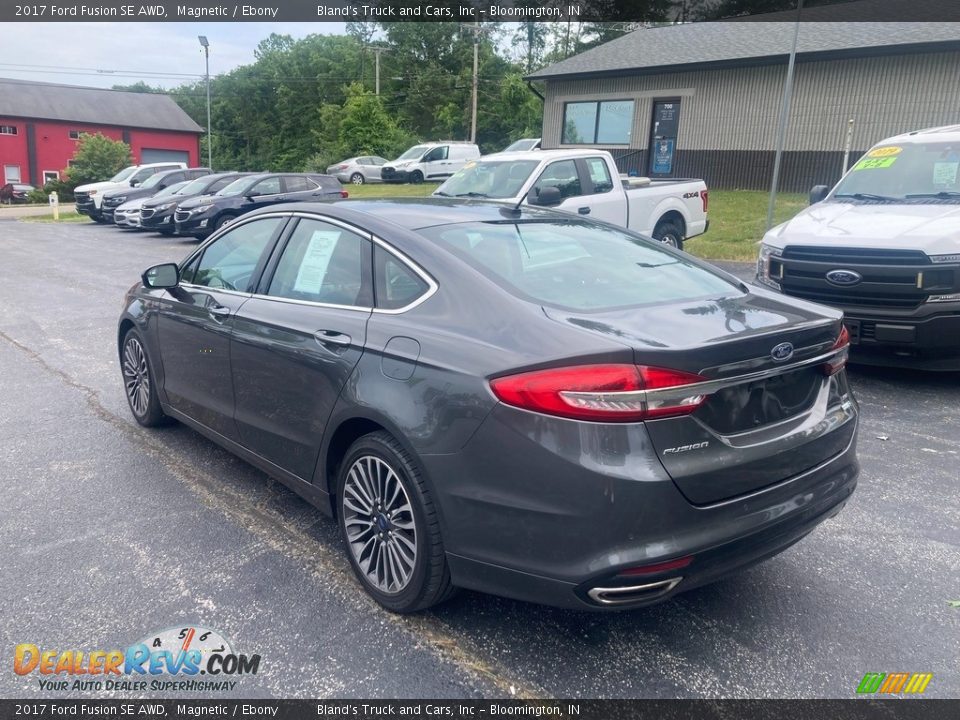 2017 Ford Fusion SE AWD Magnetic / Ebony Photo #3