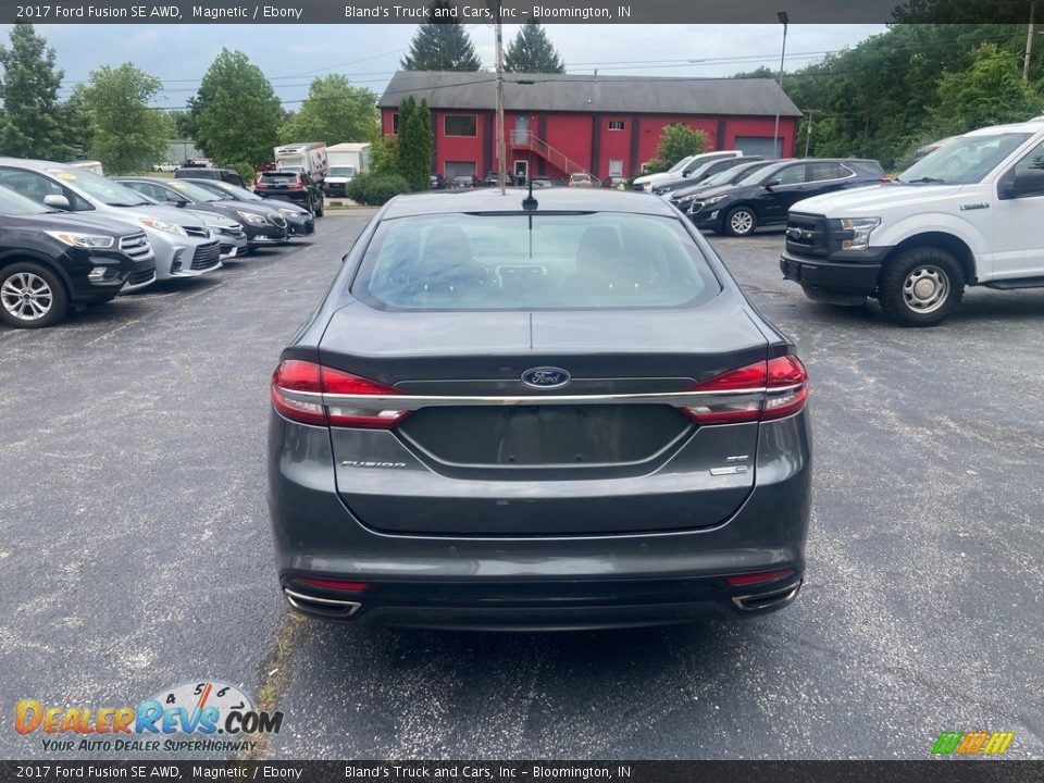 2017 Ford Fusion SE AWD Magnetic / Ebony Photo #4