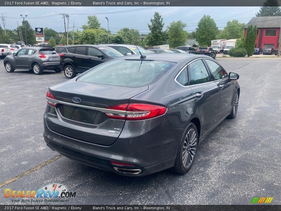 2017 Ford Fusion SE AWD Magnetic / Ebony Photo #6