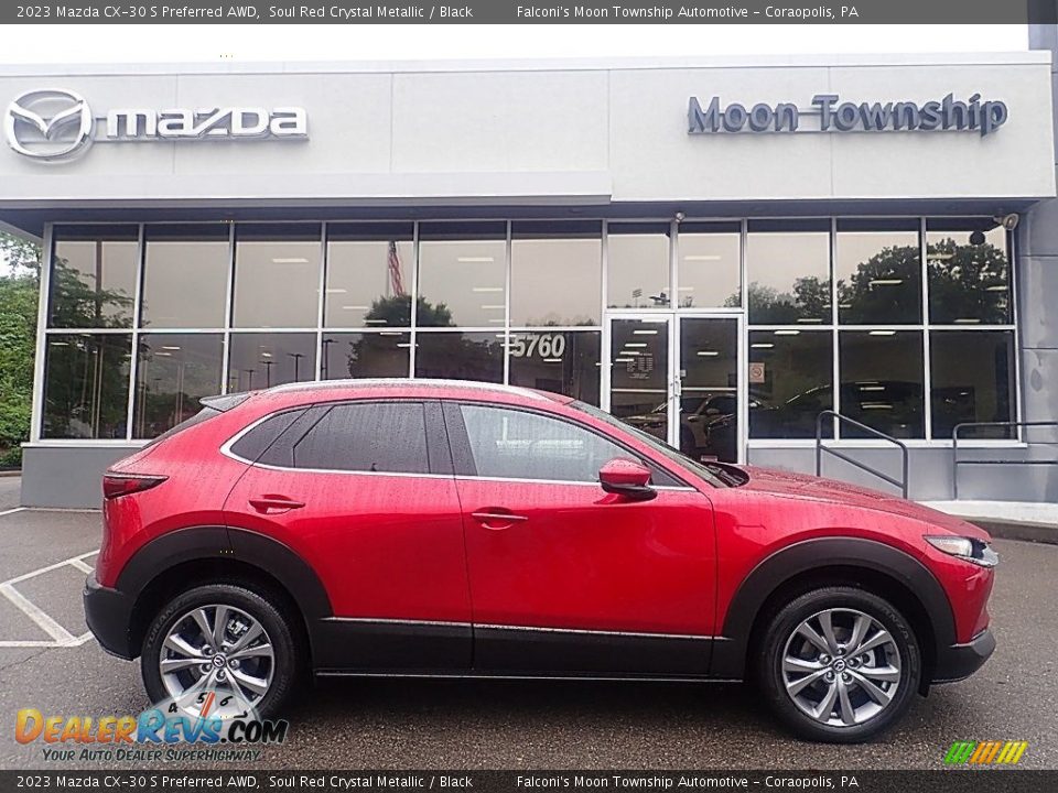 2023 Mazda CX-30 S Preferred AWD Soul Red Crystal Metallic / Black Photo #1