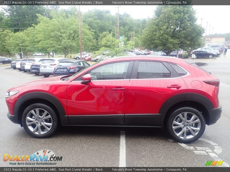 2023 Mazda CX-30 S Preferred AWD Soul Red Crystal Metallic / Black Photo #6