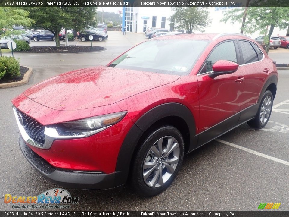 2023 Mazda CX-30 S Preferred AWD Soul Red Crystal Metallic / Black Photo #7