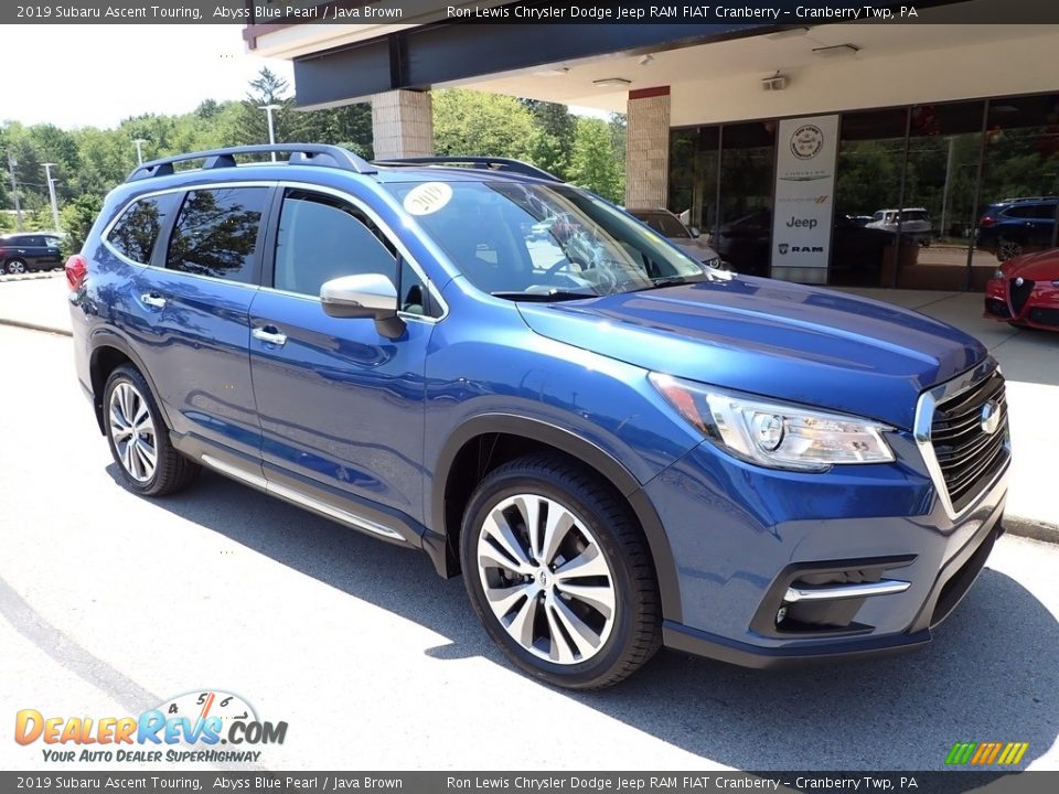2019 Subaru Ascent Touring Abyss Blue Pearl / Java Brown Photo #2