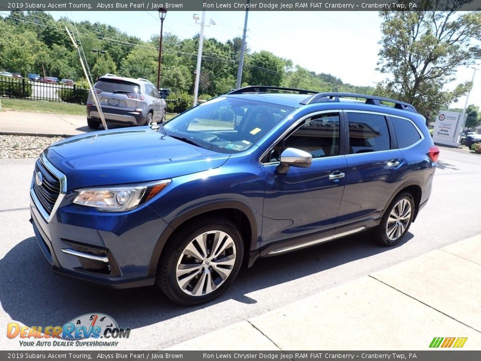 2019 Subaru Ascent Touring Abyss Blue Pearl / Java Brown Photo #4