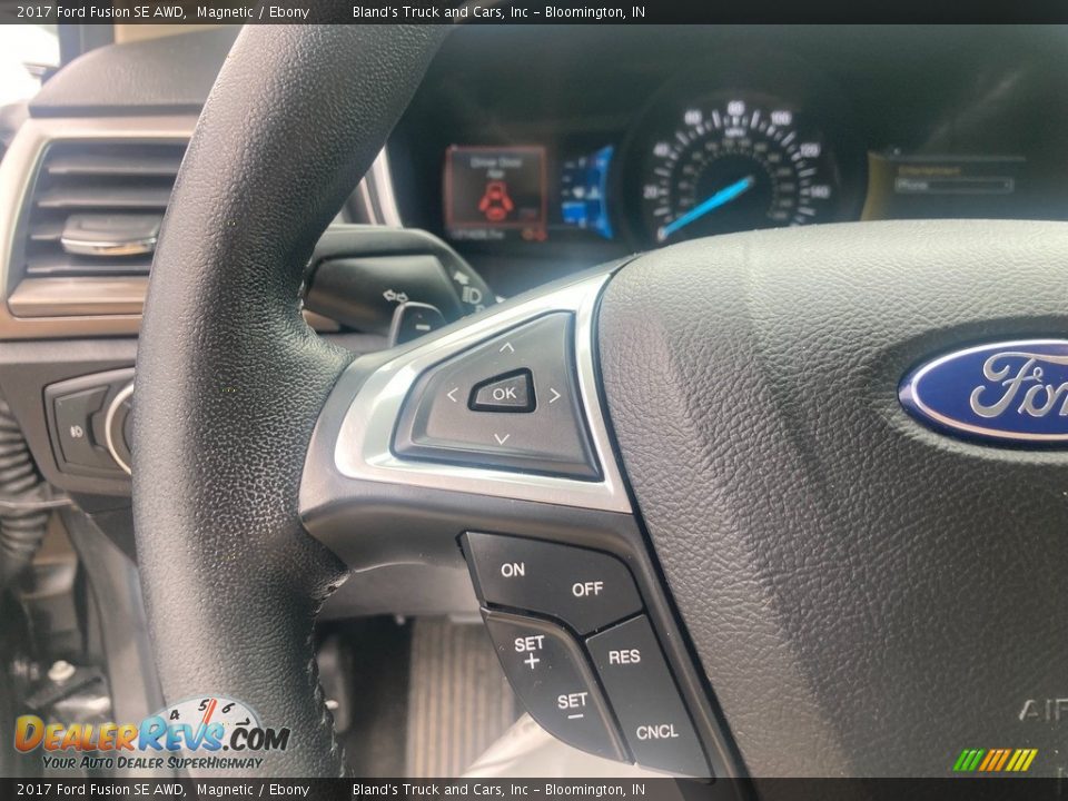 2017 Ford Fusion SE AWD Magnetic / Ebony Photo #19