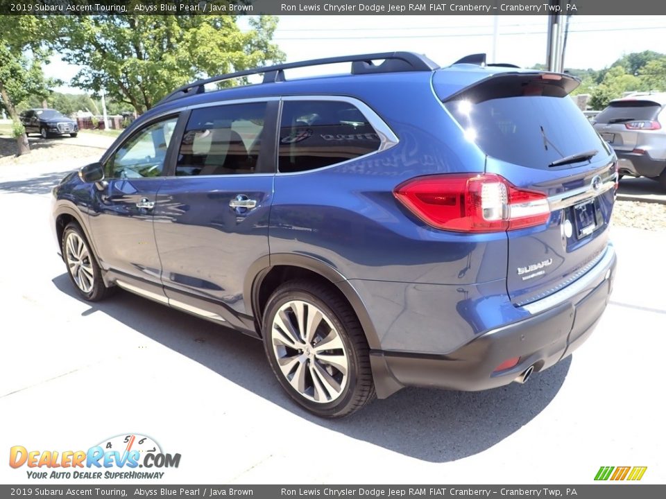 2019 Subaru Ascent Touring Abyss Blue Pearl / Java Brown Photo #5