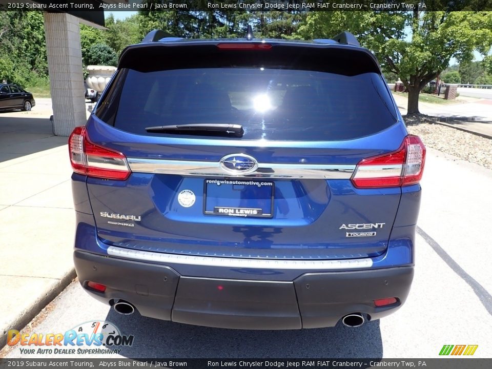 2019 Subaru Ascent Touring Abyss Blue Pearl / Java Brown Photo #6