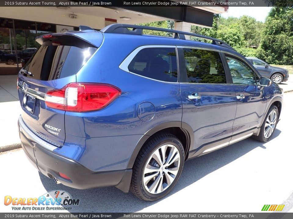 2019 Subaru Ascent Touring Abyss Blue Pearl / Java Brown Photo #7