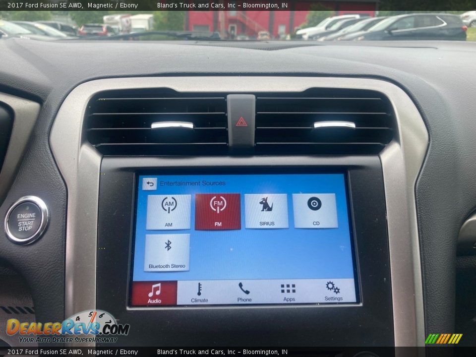2017 Ford Fusion SE AWD Magnetic / Ebony Photo #28