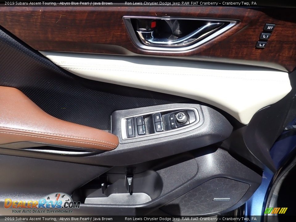 2019 Subaru Ascent Touring Abyss Blue Pearl / Java Brown Photo #13