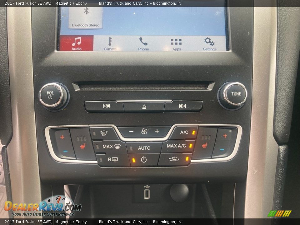 2017 Ford Fusion SE AWD Magnetic / Ebony Photo #29