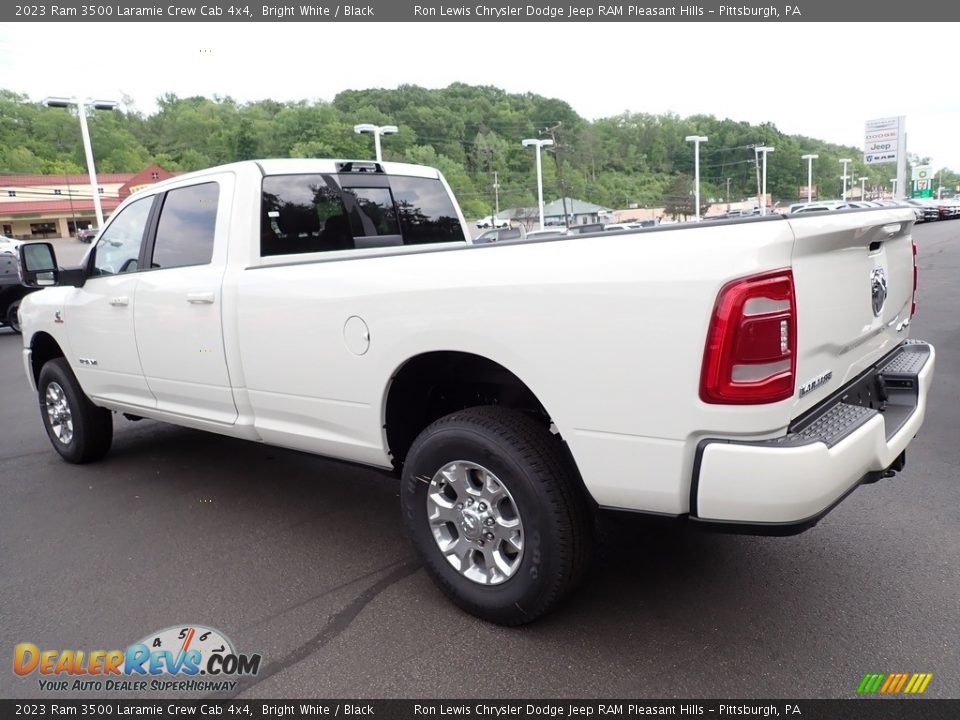 2023 Ram 3500 Laramie Crew Cab 4x4 Bright White / Black Photo #3