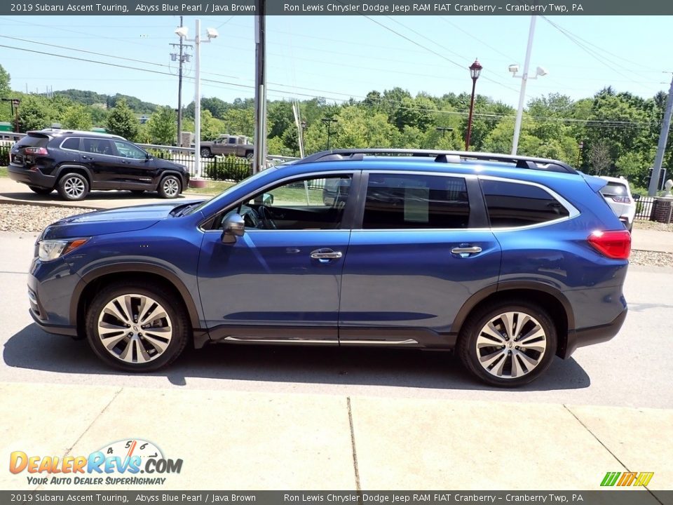 2019 Subaru Ascent Touring Abyss Blue Pearl / Java Brown Photo #15