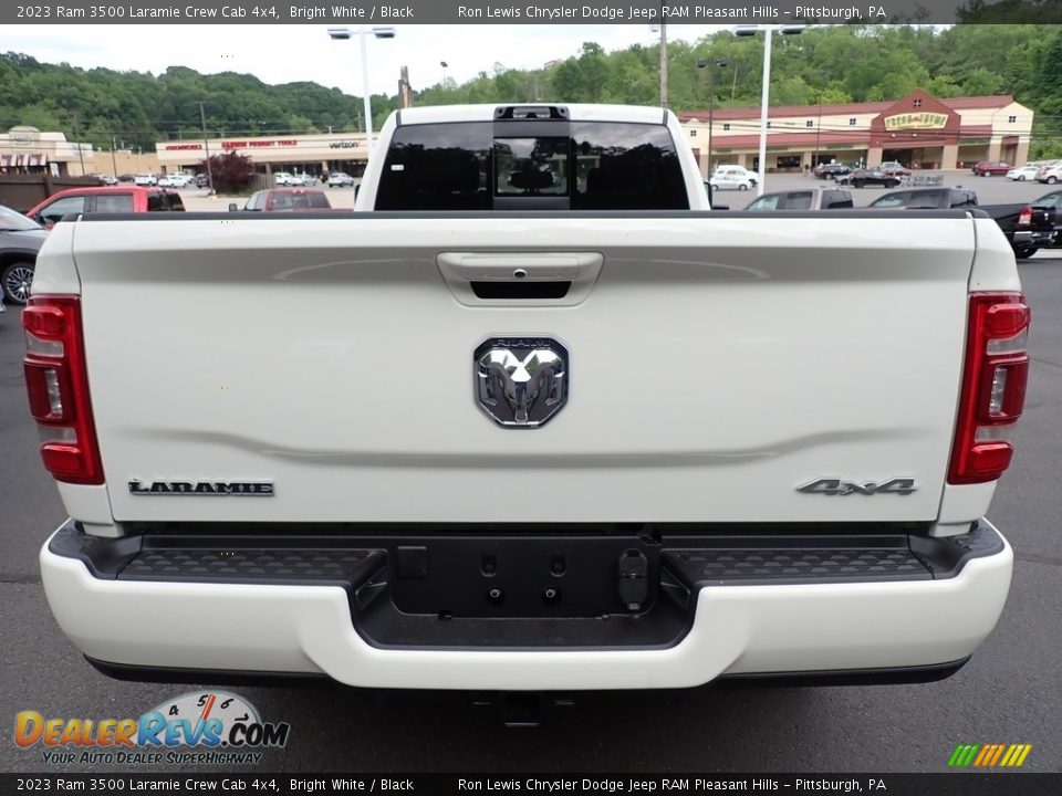 2023 Ram 3500 Laramie Crew Cab 4x4 Bright White / Black Photo #4