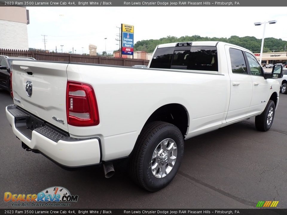 2023 Ram 3500 Laramie Crew Cab 4x4 Bright White / Black Photo #6