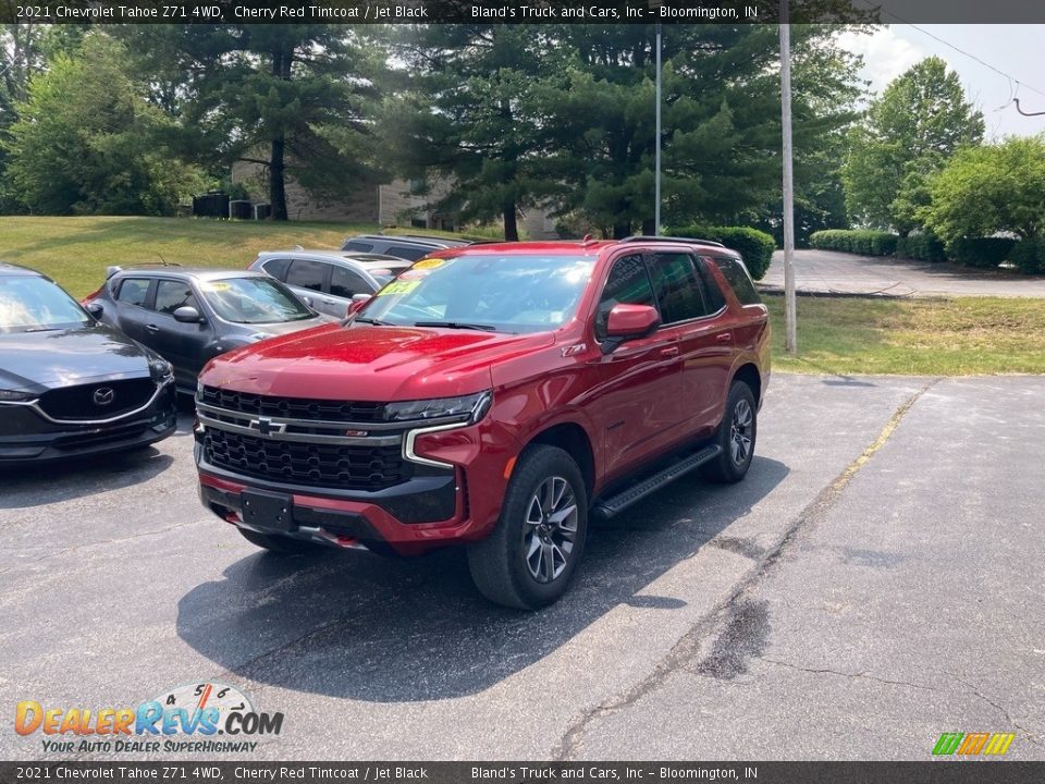 2021 Chevrolet Tahoe Z71 4WD Cherry Red Tintcoat / Jet Black Photo #2