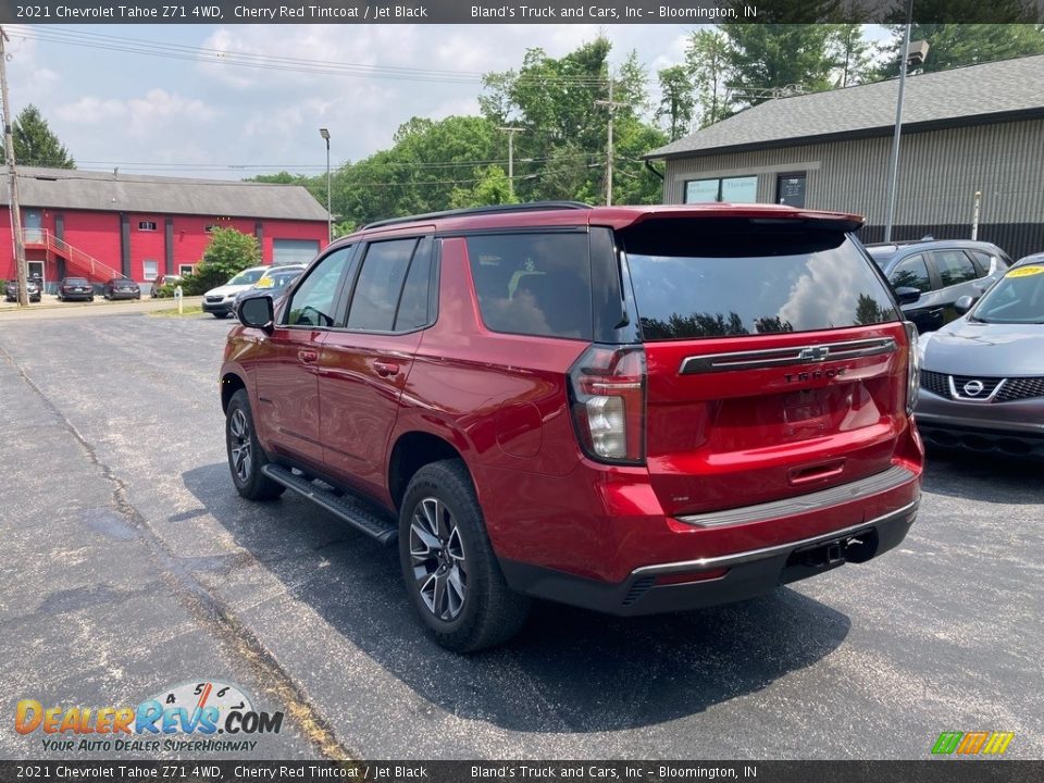 2021 Chevrolet Tahoe Z71 4WD Cherry Red Tintcoat / Jet Black Photo #3