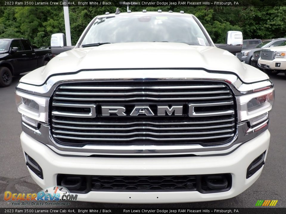 2023 Ram 3500 Laramie Crew Cab 4x4 Bright White / Black Photo #9