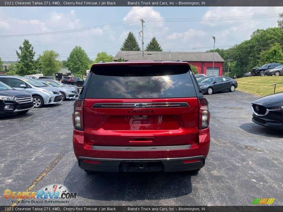 2021 Chevrolet Tahoe Z71 4WD Cherry Red Tintcoat / Jet Black Photo #4