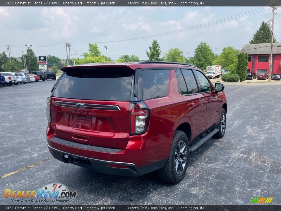 2021 Chevrolet Tahoe Z71 4WD Cherry Red Tintcoat / Jet Black Photo #5