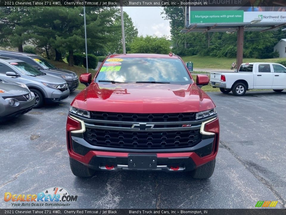 2021 Chevrolet Tahoe Z71 4WD Cherry Red Tintcoat / Jet Black Photo #7