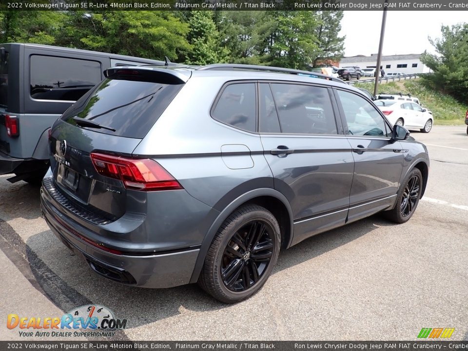 2022 Volkswagen Tiguan SE R-Line 4Motion Black Edition Platinum Gray Metallic / Titan Black Photo #4