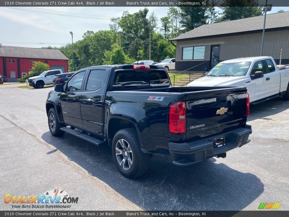 2016 Chevrolet Colorado Z71 Crew Cab 4x4 Black / Jet Black Photo #3