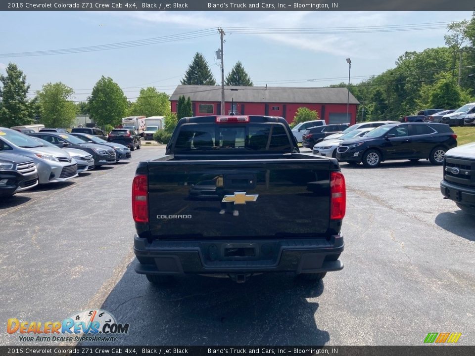 2016 Chevrolet Colorado Z71 Crew Cab 4x4 Black / Jet Black Photo #4