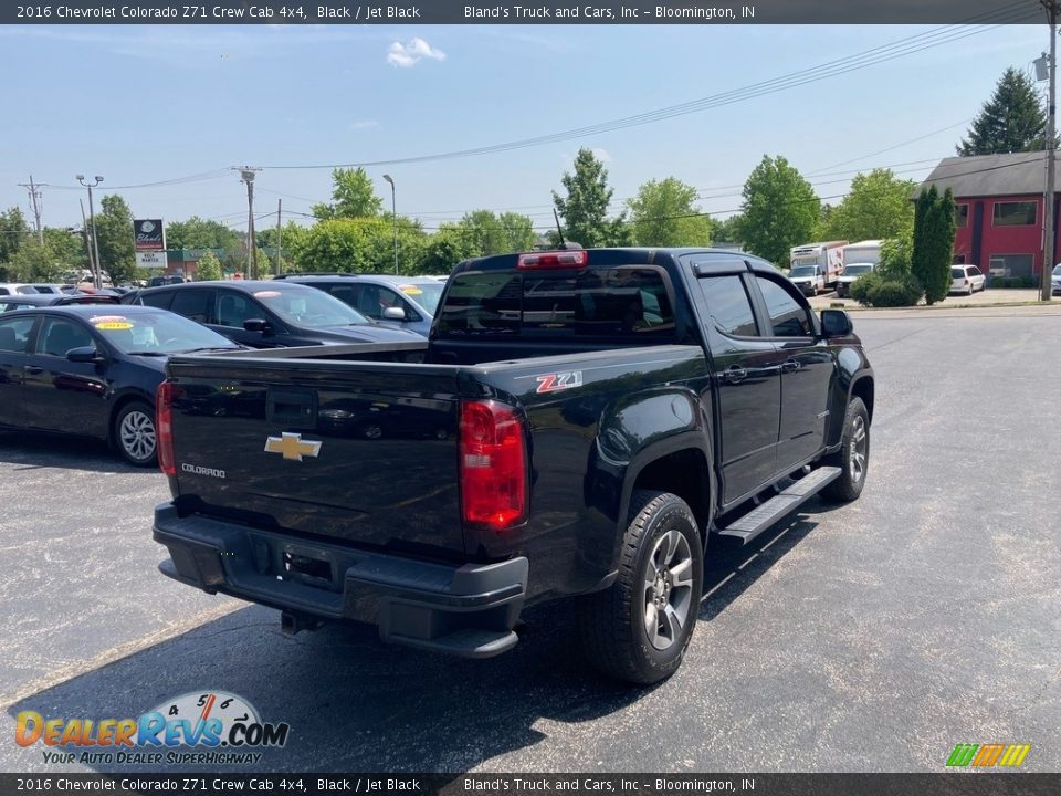 2016 Chevrolet Colorado Z71 Crew Cab 4x4 Black / Jet Black Photo #5