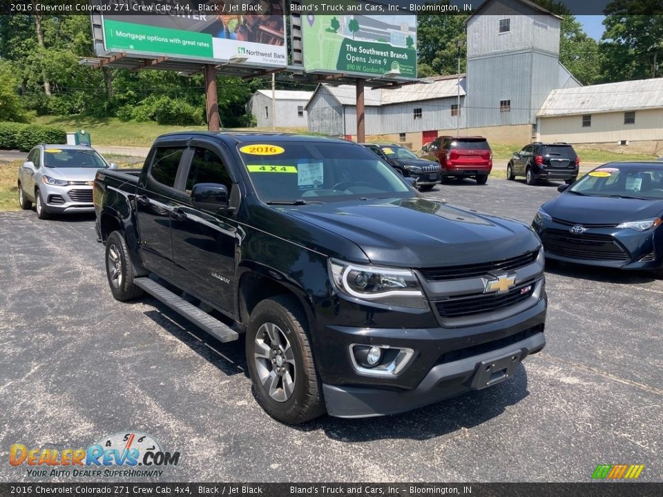 Black 2016 Chevrolet Colorado Z71 Crew Cab 4x4 Photo #6