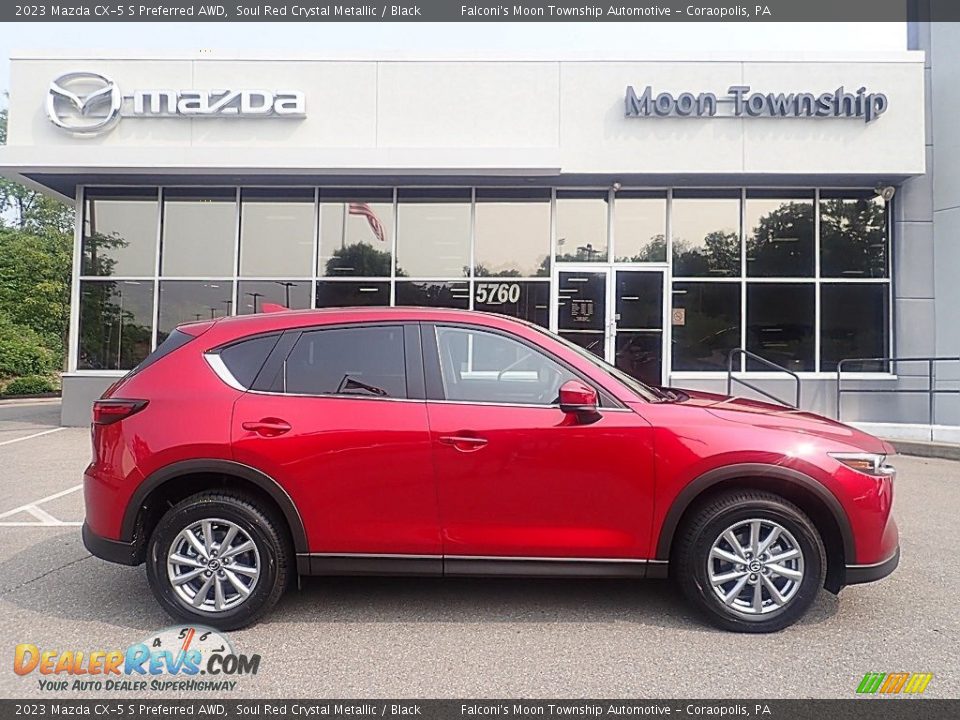 2023 Mazda CX-5 S Preferred AWD Soul Red Crystal Metallic / Black Photo #1