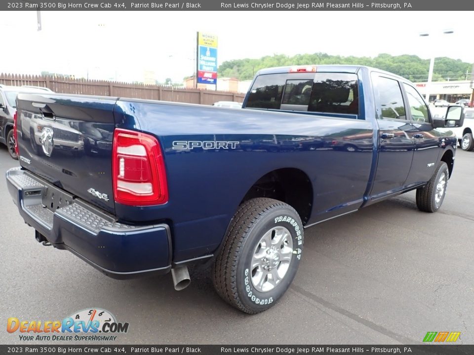 2023 Ram 3500 Big Horn Crew Cab 4x4 Patriot Blue Pearl / Black Photo #6