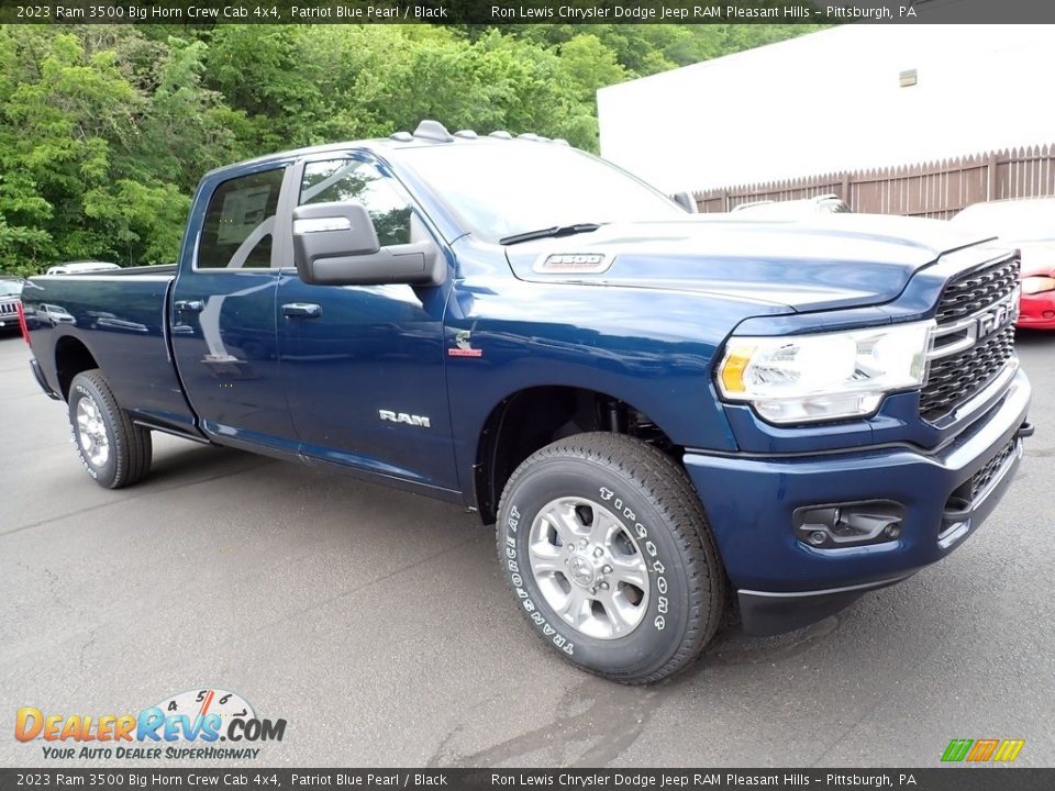 Front 3/4 View of 2023 Ram 3500 Big Horn Crew Cab 4x4 Photo #8