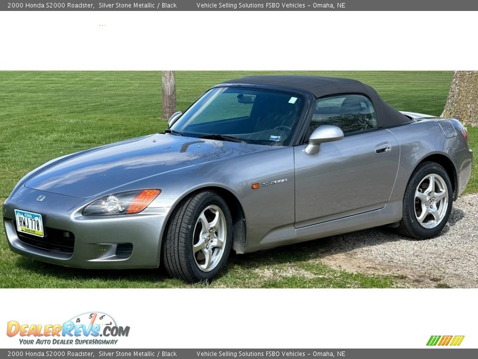 2000 Honda S2000 Roadster Silver Stone Metallic / Black Photo #1