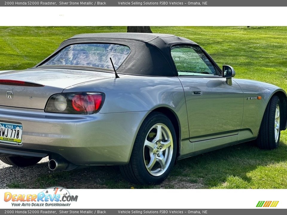 2000 Honda S2000 Roadster Silver Stone Metallic / Black Photo #7